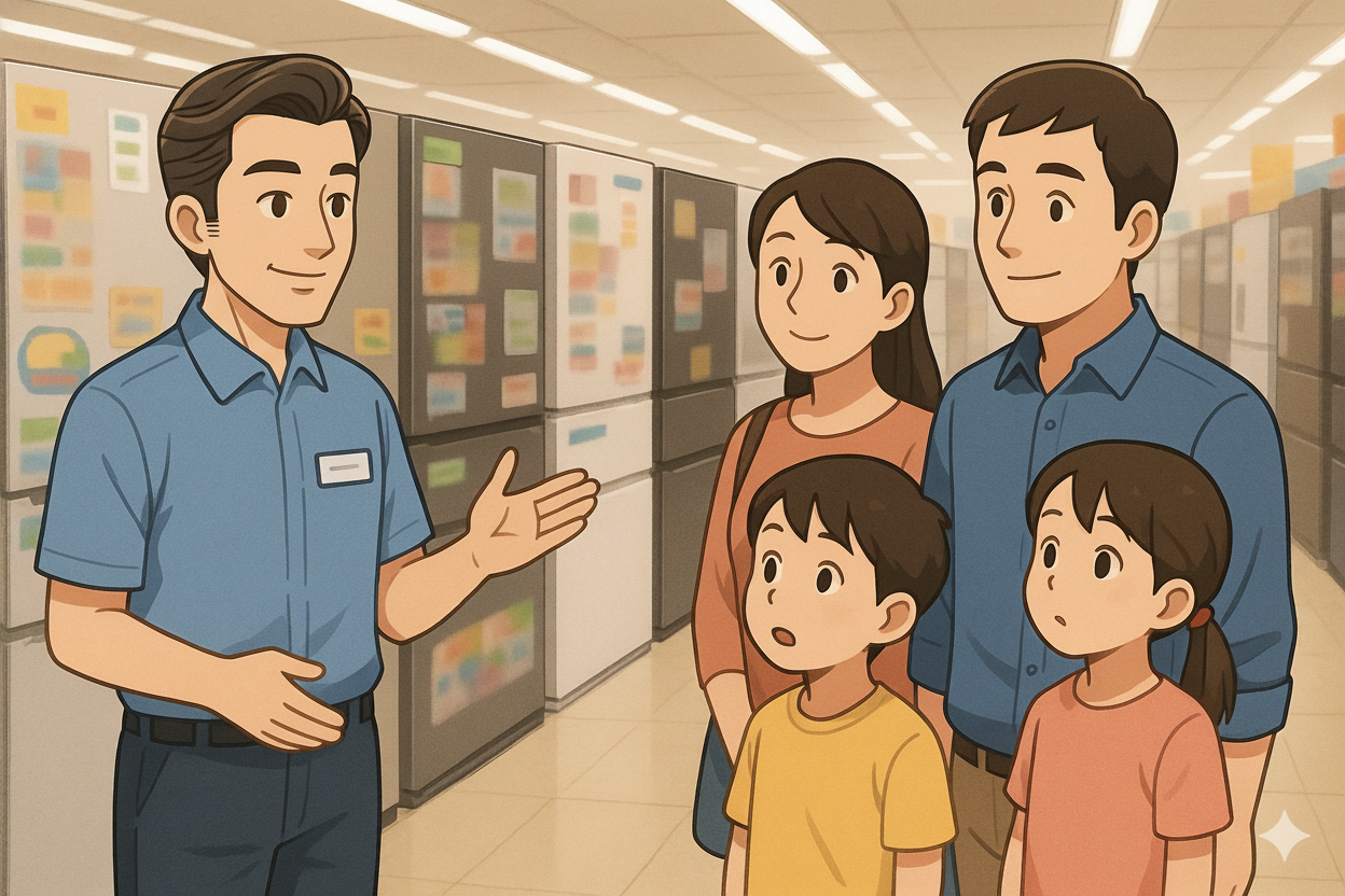 冷蔵庫選びのイメージ